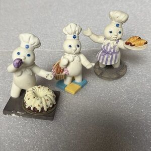 Pillsberry Doughboy Figurine Set January, April, June